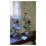 Matching oil lamps