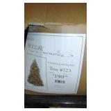 7.5 foot Dunhill fir with lights