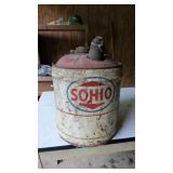 Vintage gas can