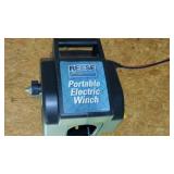 Portable electric winch