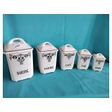 5 piece cannister set