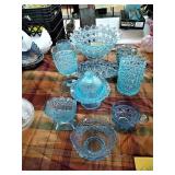 Blueware glass lot