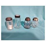 Glass salt shakers
