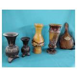 Wood vases and more