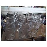 Glass beer stein mugs