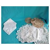 Doilies and trinkets