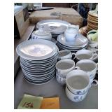 64 piece dish set
