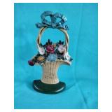 Cast iron flower door stop