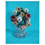 Cast iron flower door stop