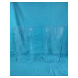 Pair of Glass display globes