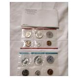 1964 US MINT Philadelphia and Denver coin sets