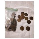 Lot of British half pennies