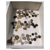 Lot of various foreign coins