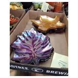 Fall leaf platters