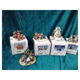 Fitz and Floyd charming tails mice figurines