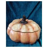 Maxcera porcelain pumpkin container