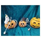 Light up pumpkins
