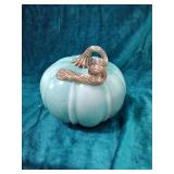 Art glass pumpkin