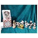 Mary moo moos santa with child figurine - 1998