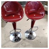 Retro red chairs