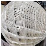 A hanging light fixture