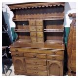 Dresser with hutch