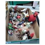 Bird figurine lot