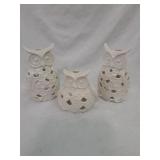 Owl candle holders