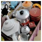 Tea can, teapots and more