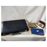 Backgammon set and playing cards Backgammon set and playing cards