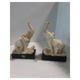 Elephant bookends Elephant bookends