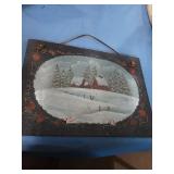 Slate Christmas wall hanger Slate Christmas wall hanger