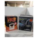 Bagel biter and car vacuum Bagel biter and car vacuum