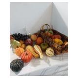 Faux fruit and veggies Faux fruit and veggies