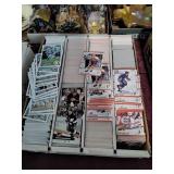 Large lot of Football and hockey cards Large lot of Football and hockey cards