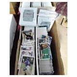 Box of baseball cards Box of baseball cards