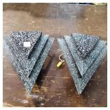 MCM triangular vanity lights