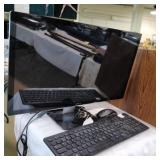Dell HDMI 24 Inch monitor and keyboard