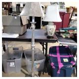 Tall and short lamp lot