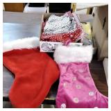 Polka dot fabric and stockings