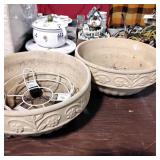 Two large planter pots