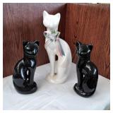 Ceramic mcm cats figures