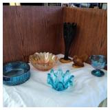 Miscellaneous colored glass lot