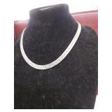 Huge sterling silver necklace