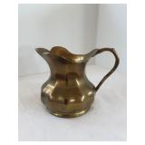 Vintage 1983 Italy ftda brass planter pitcher