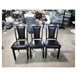 Lot of 3 matching chairs