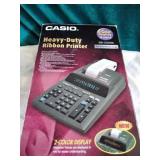 Casio heavy duty ribbon printer