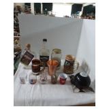 Shot glasses bar display magic 8 ball lot