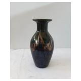 Beautiful glass and glitter vase