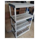 Keter plastic 4 shelf storage shelving